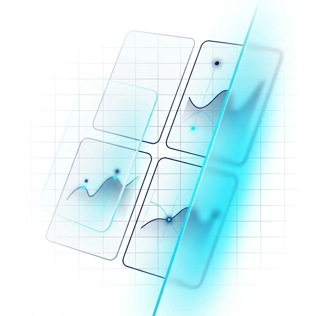 Abstract metrics background